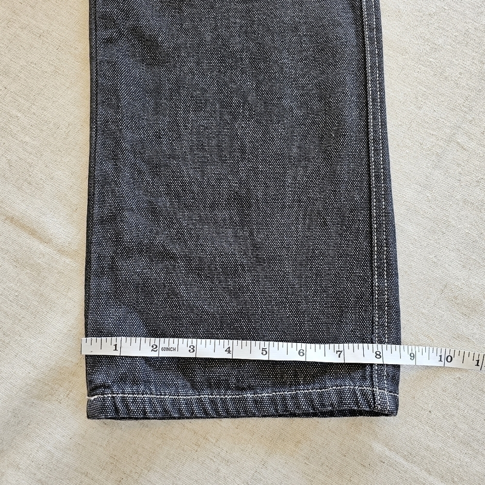 Baleno Wide Leg Jeans Faded Black Size 31 - Picture 9 of 13